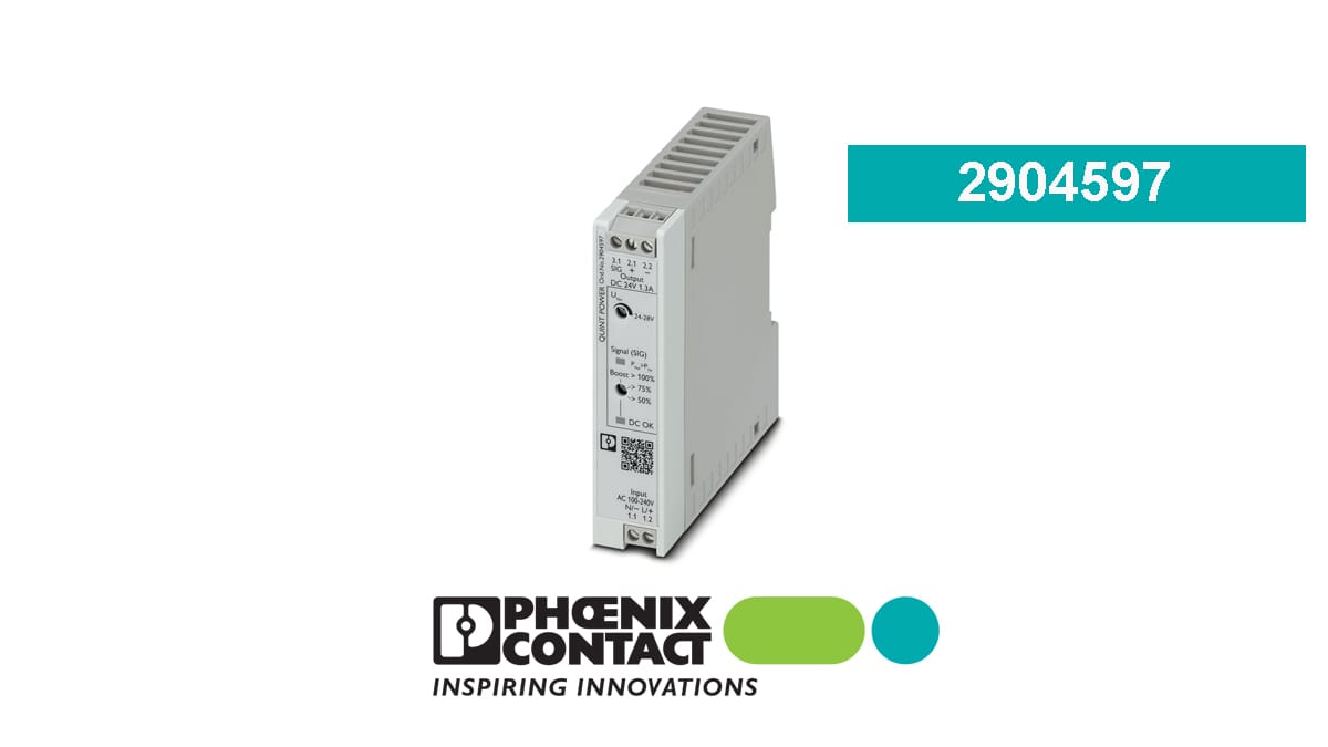 Phoenix Contact QUINT4-PS1AC24DC1.3SC - Power supply - 2904597