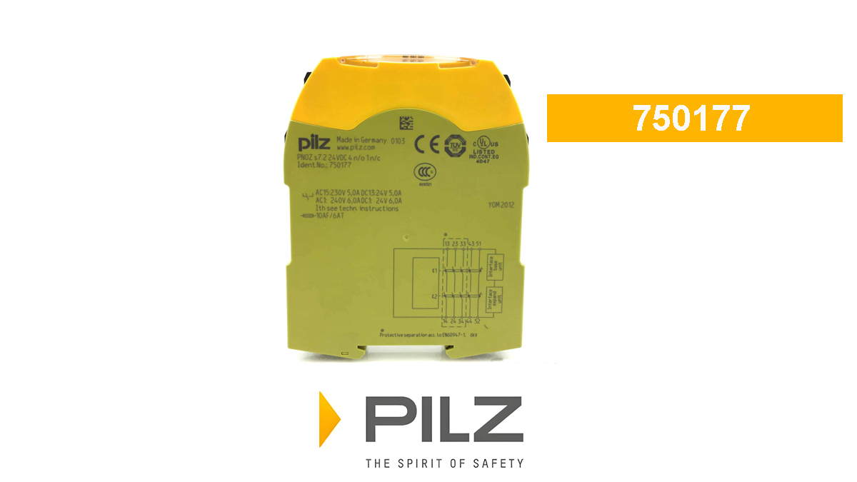 Pilz PNOZ s7.2 24VDC 4 n/o 1 n/c expand - 750177